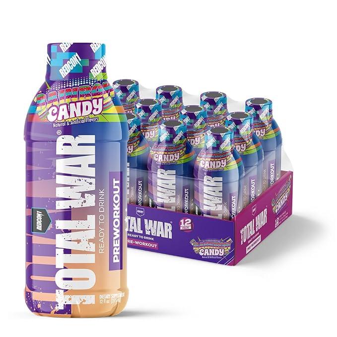 redcon1-total-war-ready-to-drink-pre-workout-rainbow-candy can/bottle