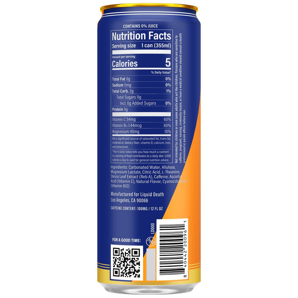 Sparkling Energy Orange Horror