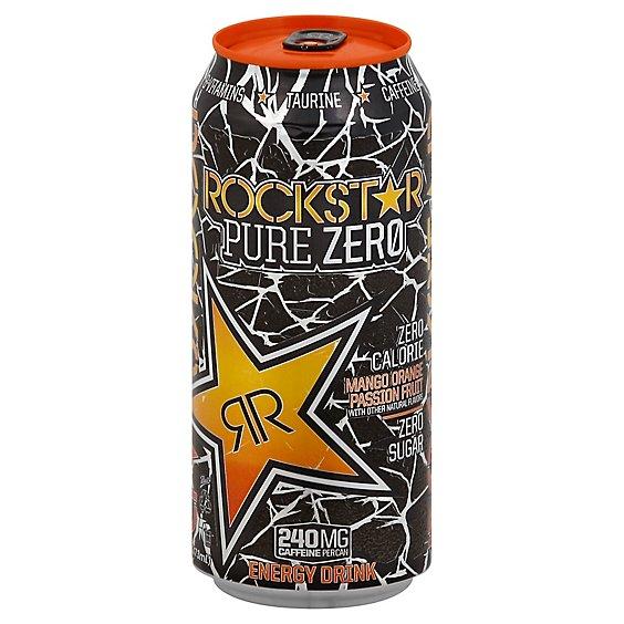 Rockstar Pure Zero Mango Orange Passion Fruit