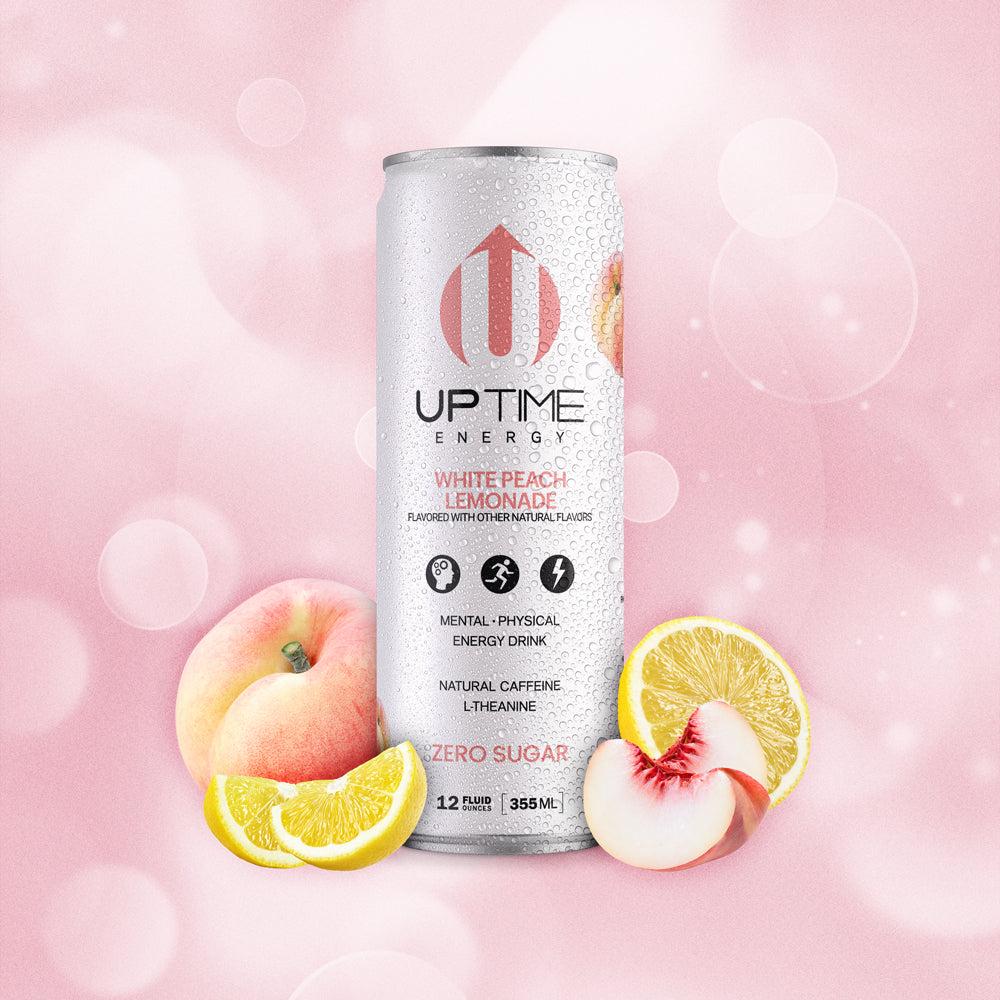 Uptime Energy White Peach Lemonade