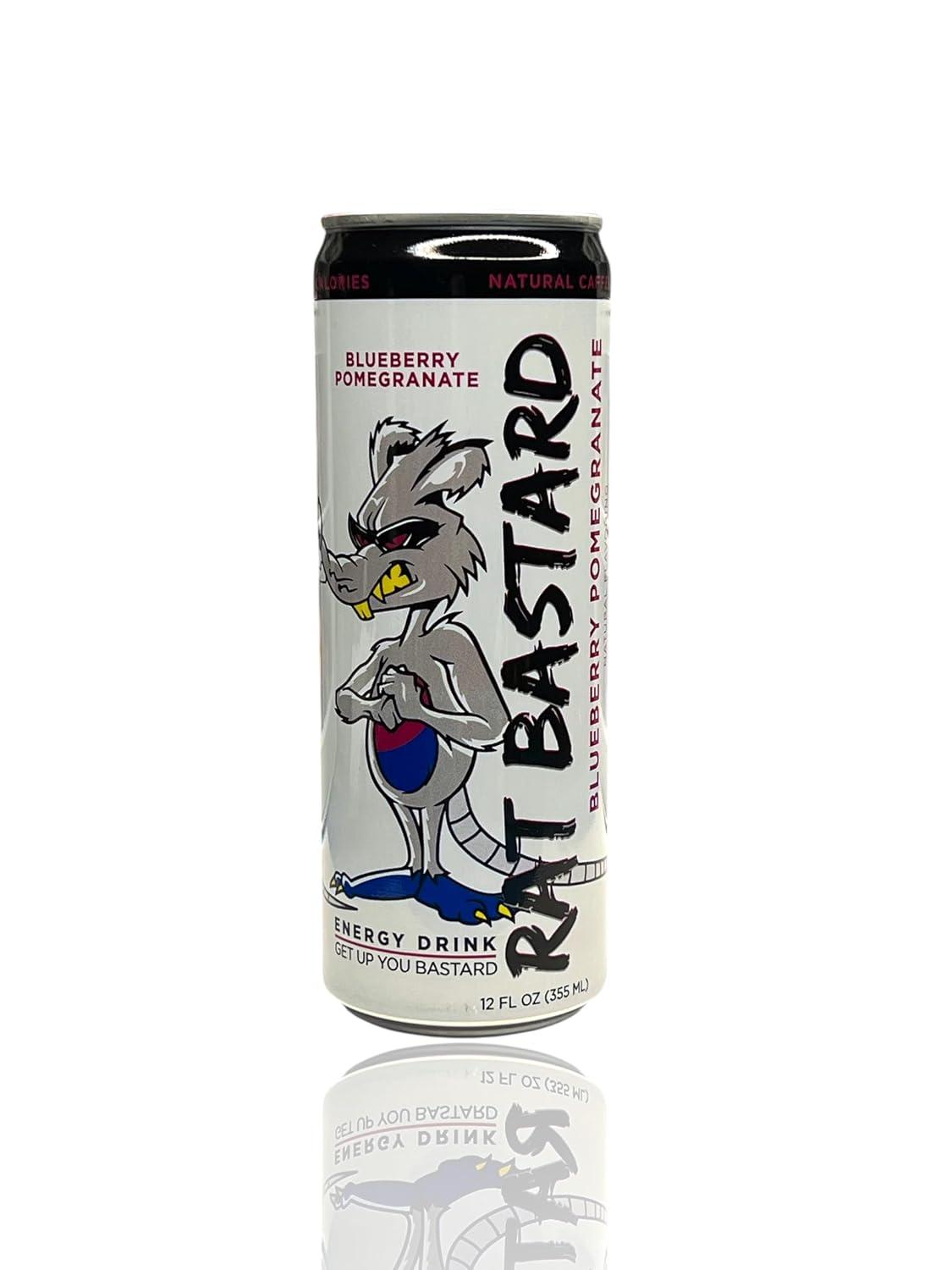Rat Bastard Energy Rat Bastard Blueberry Pomegranate can
