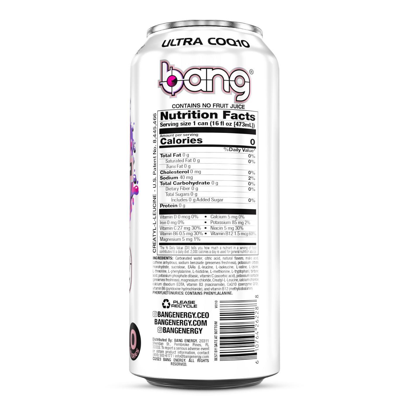 Bang’s Meltdown Energy: Frozé Rosé
