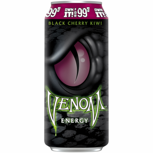 Venom Black Cherry Kiwi can