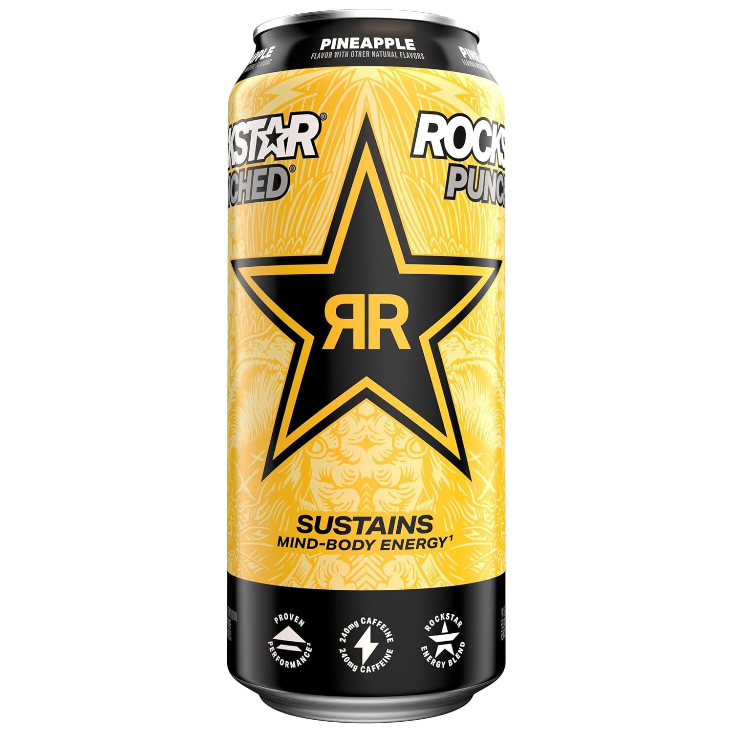 Rockstar Rockstar Punched Pineapple can