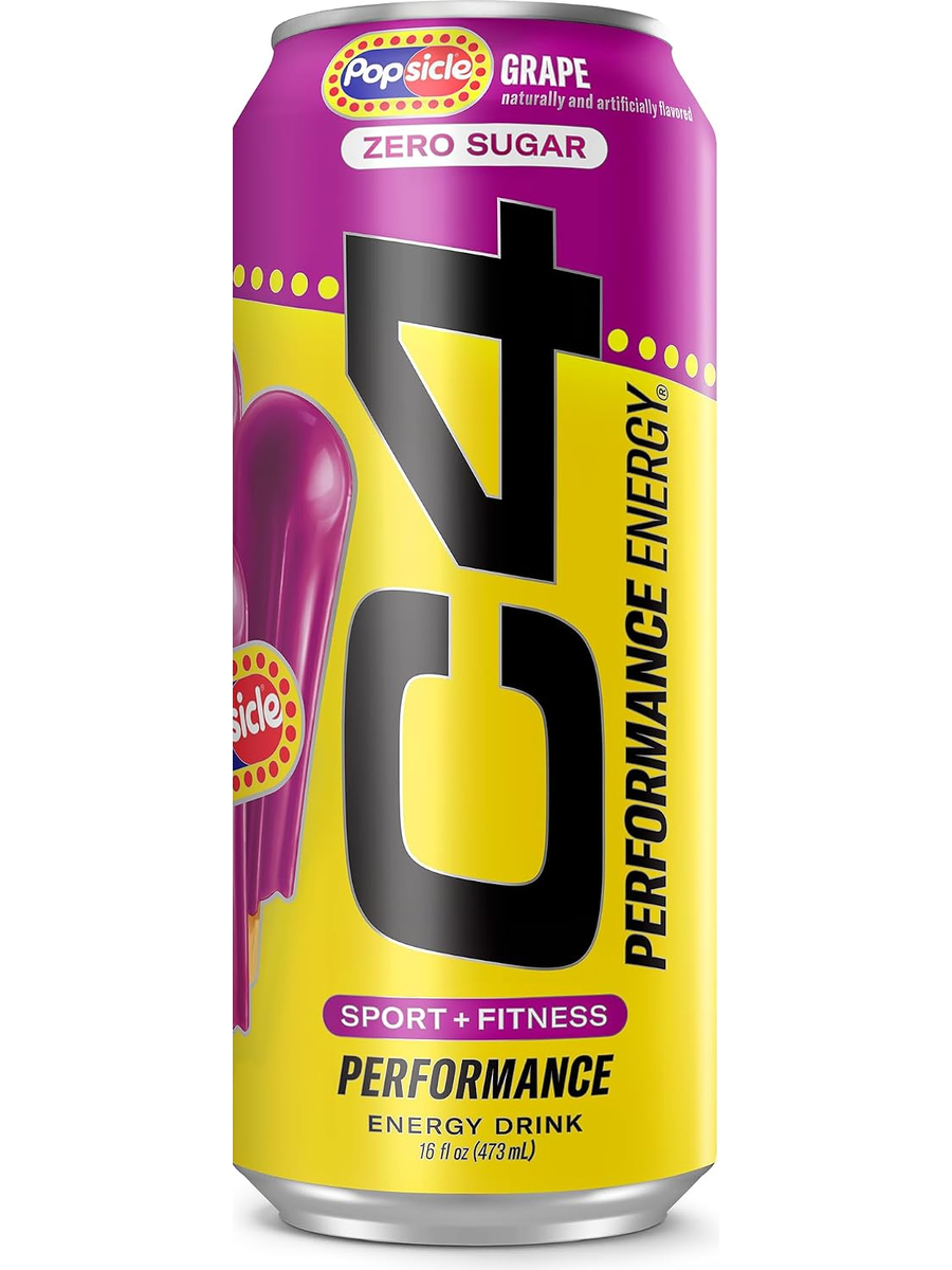 C4 Performance Energy Popsicle Grape can