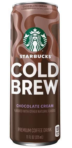 Starbucks Cold Brew Chocolate Cream can, front