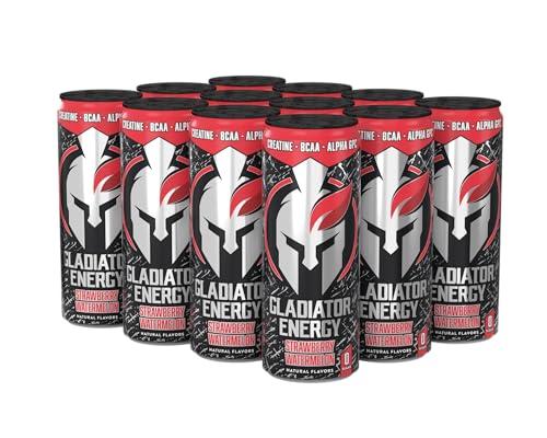 Gladiator Strawberry Watermelon with Creatine BCAA and 250mg Caffeine