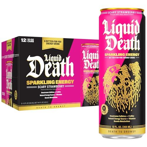 Liquid Death Scary Strawberry