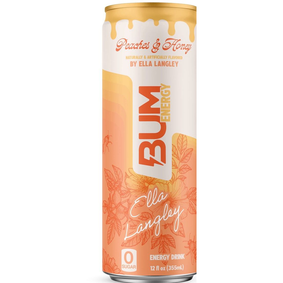 BUM Energy Peaches & Honey by Ella Langley can