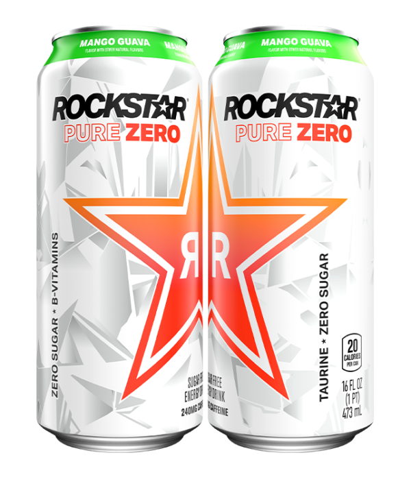 Rockstar Pure Zero: Mango Guava - Image 2