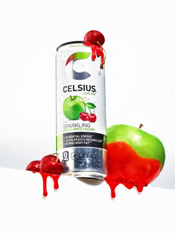 Celsius Functional Sparkling Green Apple Cherry - Image 6