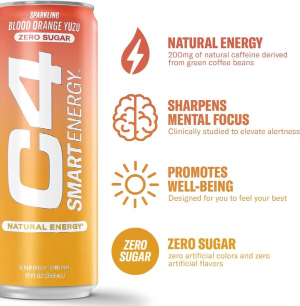 C4 Smart Energy Blood Orange Yuzu - Image 4