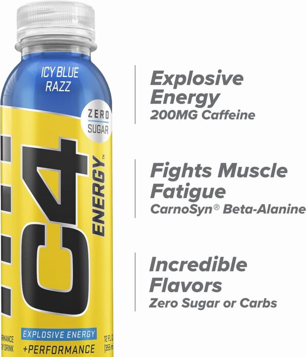 C4 Ultimate Non Carbonated Icy Blue Razz - Image 4