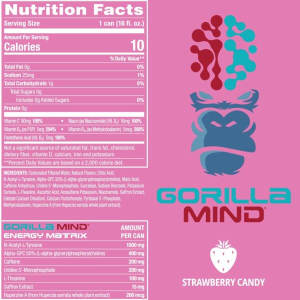 Gorilla Mind Strawberry Candy - Image 2