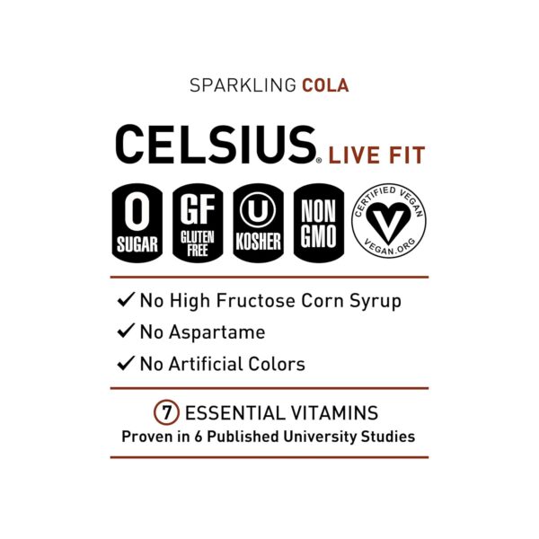 Celsius Functional Sparkling Cola - Image 3