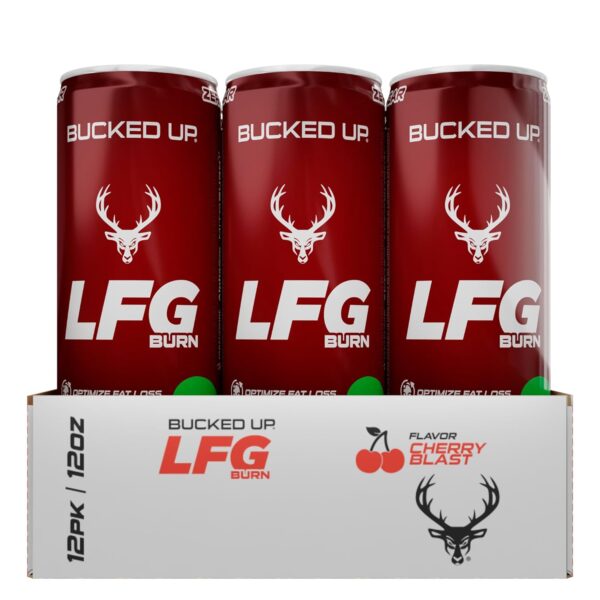 Bucked Up LFG Burn Energy Cherry Blast - Image 3