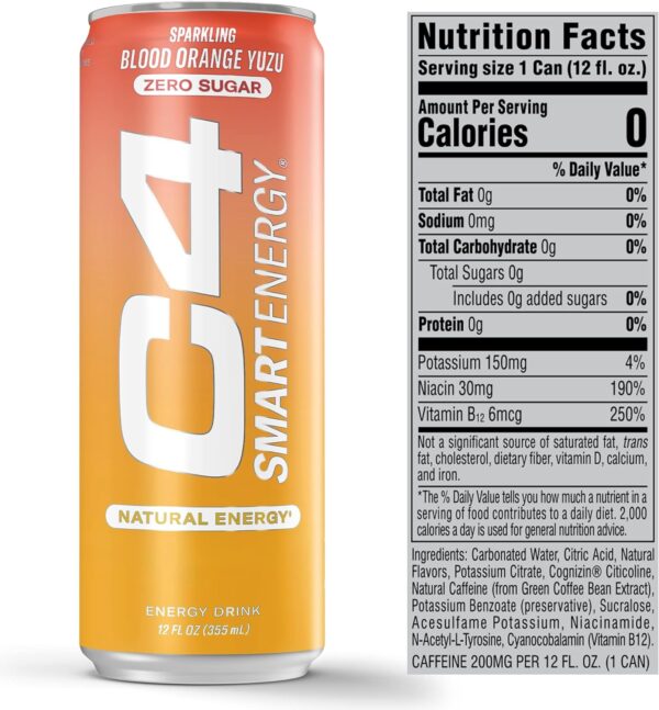 C4 Smart Energy Blood Orange Yuzu - Image 2
