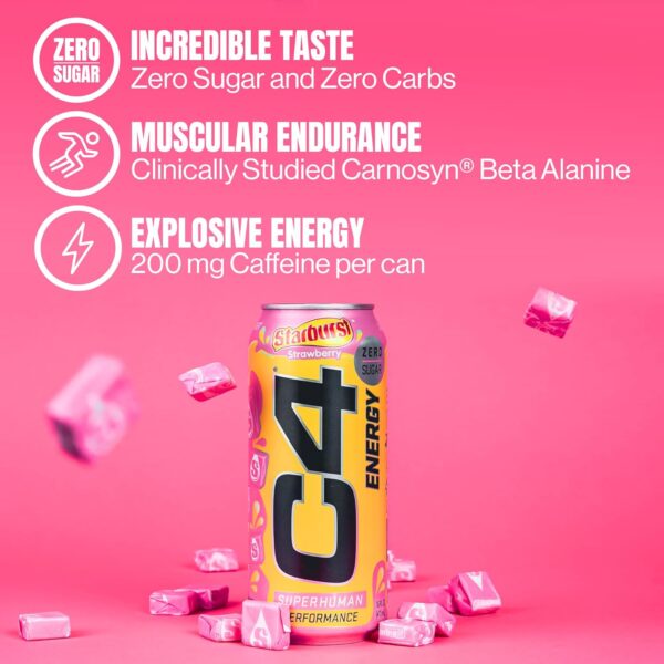 C4 Sport and Fitness Starburst Strawberry - Image 2