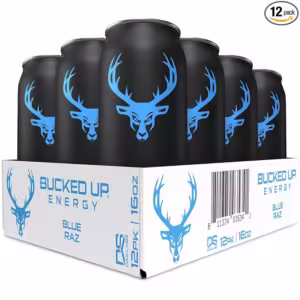 Bucked Up Energy Blue Raz