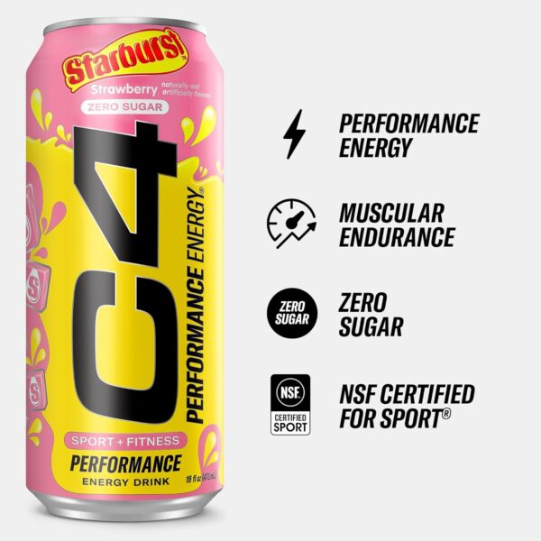C4 Sport and Fitness Starburst Strawberry - Image 3