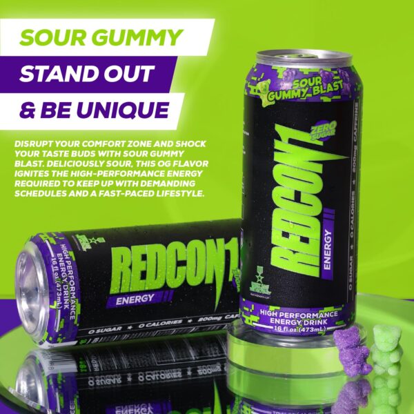 RedCon1 Sour Gummy Blast - Image 4