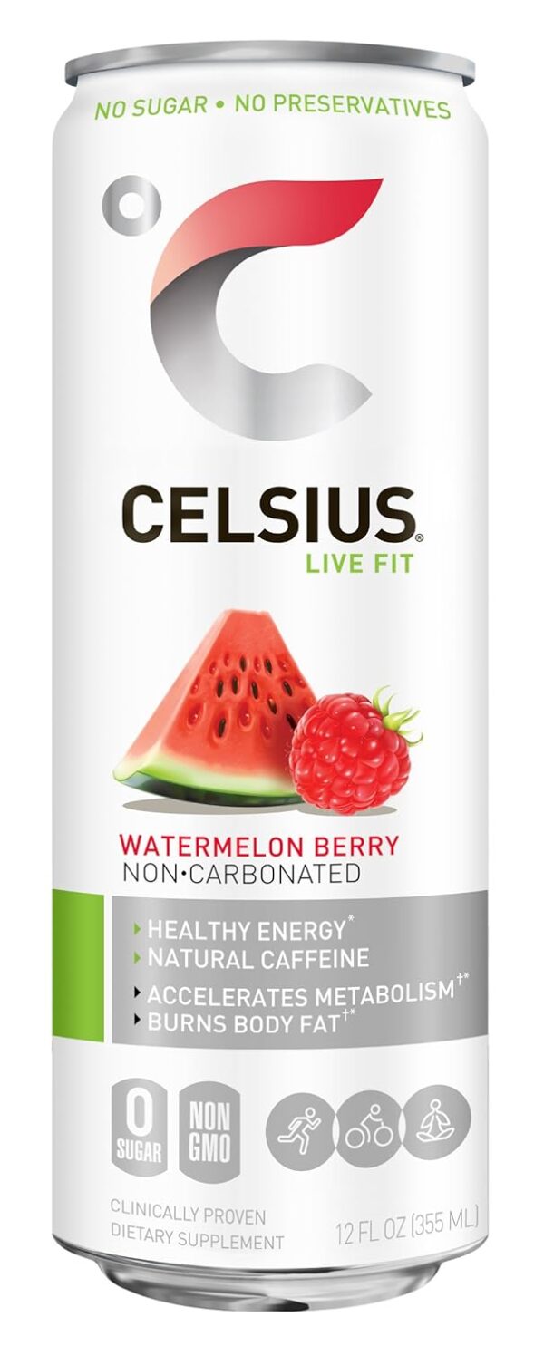 Celsius Stevia: Watermelon Berry - Image 2