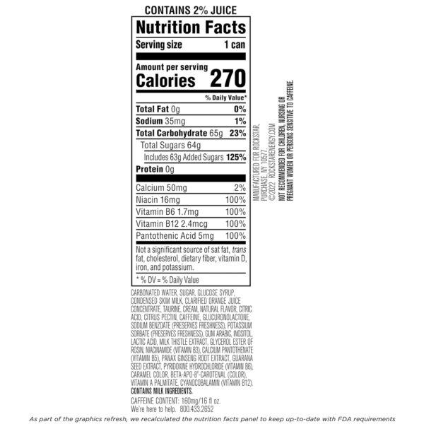 Rockstar Energy Whipped Orange - Image 2