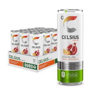 Celsius Stevia: Sparkling Orange Pomegranate