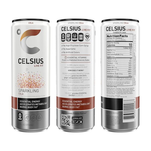 Celsius Functional Sparkling Cola - Image 8
