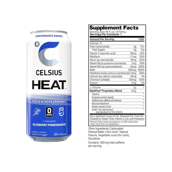 Celsius Heat: Blueberry Pomegranate - Image 4