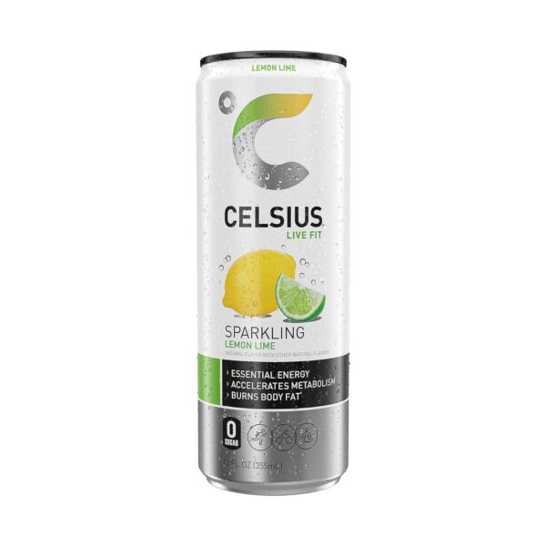 Celsius Functional Sparkling Lemon Lime - Image 4