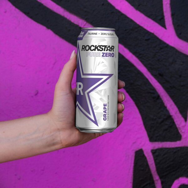 Rockstar Energy Pure Zero Grape - Image 4