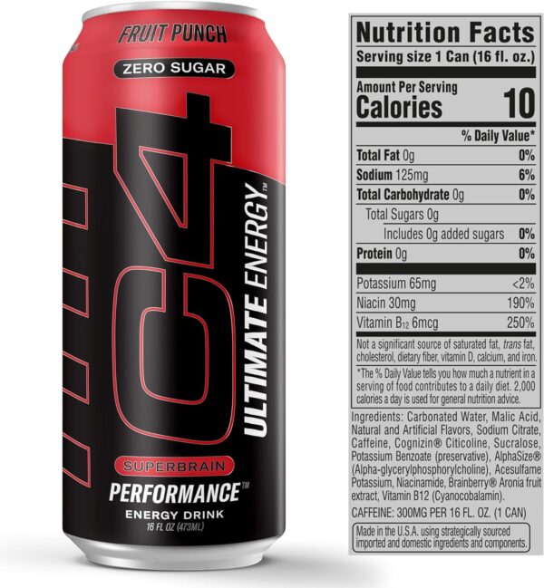 C4 Ultimate Energy Fruit Punch - Image 6