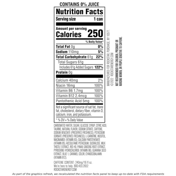 Rockstar Punched Energy Berry Sangria - Image 2