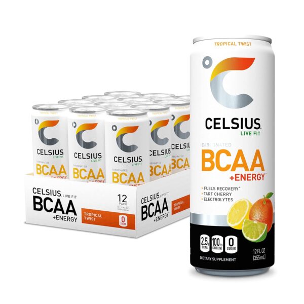 Celsius BCAA: Sparkling Tropical Twist - Image 3