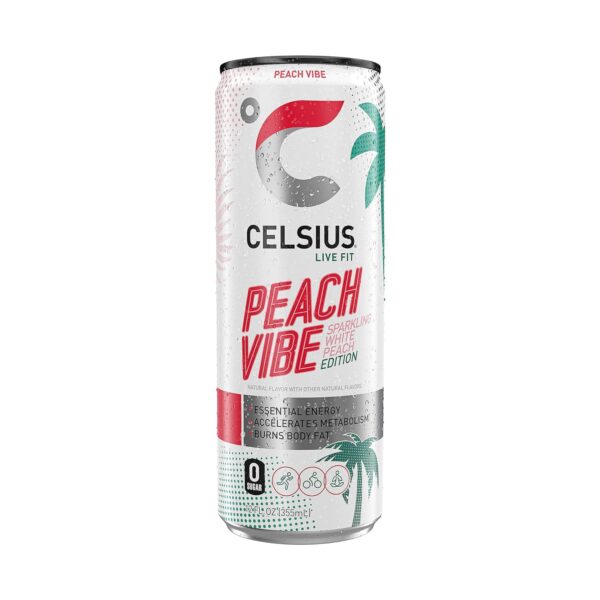 Celsius Functional Sparkling Peach Vibe - Image 4
