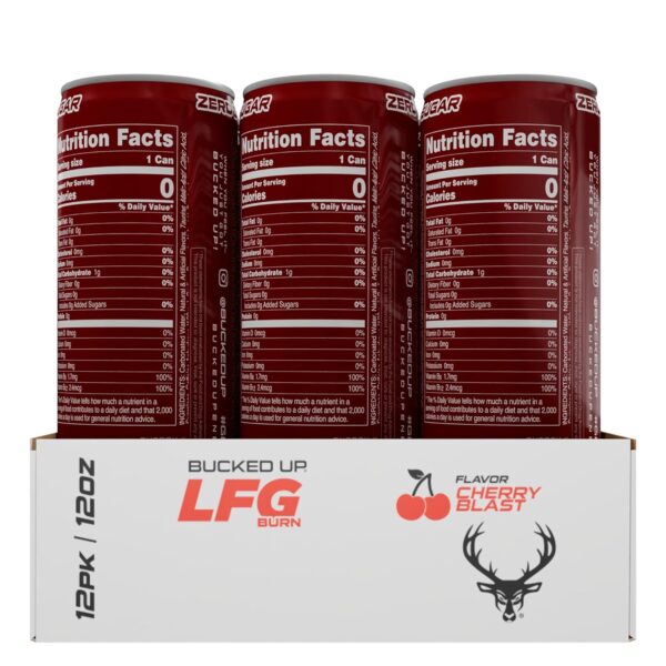 Bucked Up LFG Burn Energy Cherry Blast - Image 5