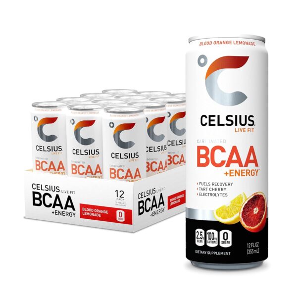 Celsius BCAA: Sparkling Blood Orange Lemonade - Image 2