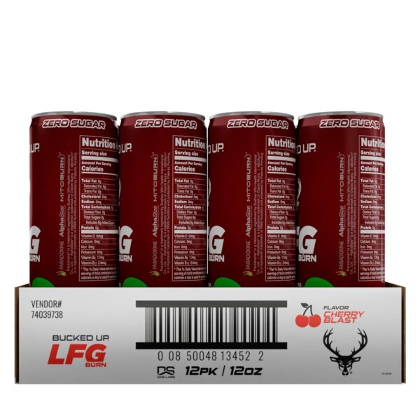Bucked Up LFG Burn Energy Cherry Blast - Image 4