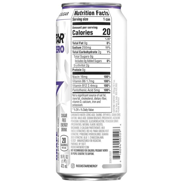 Rockstar Energy Pure Zero Grape - Image 6