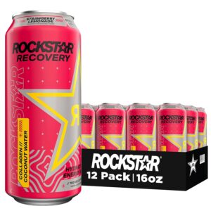 Rockstar Energy Recovery Strawberry Lemonade
