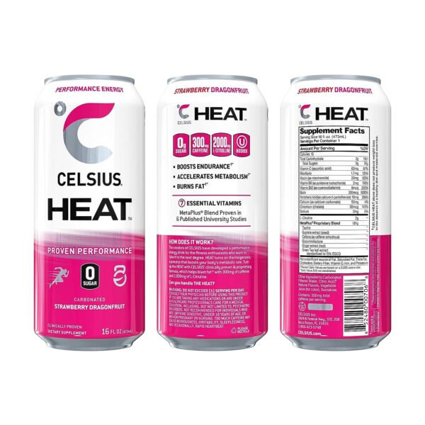 Celsius Essentials Sparkling Dragonberry - Image 4