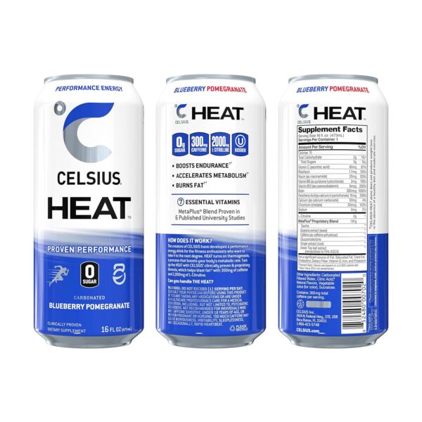 Celsius Heat: Blueberry Pomegranate - Image 3