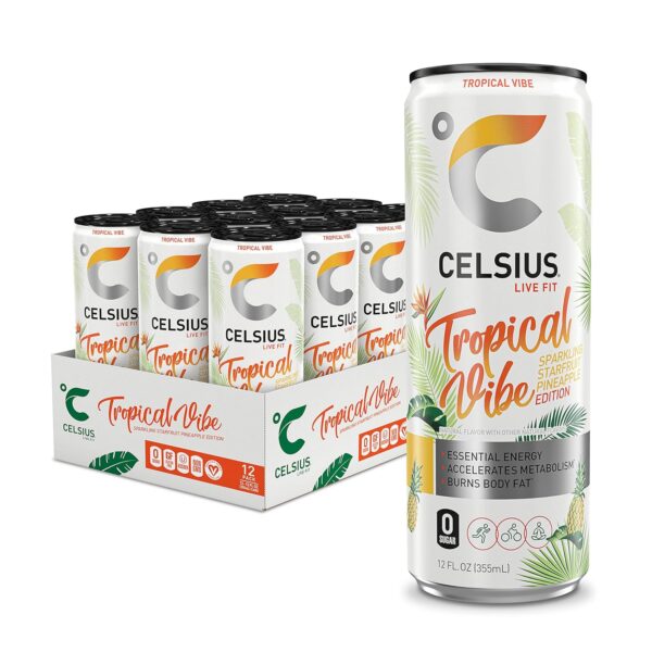 Celsius Essential Energy: Sparkling Tropical Vibe - Image 5