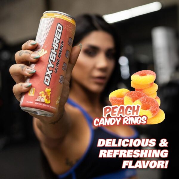 EHP Labs Oxyshred Peach Candy Rings - Image 2
