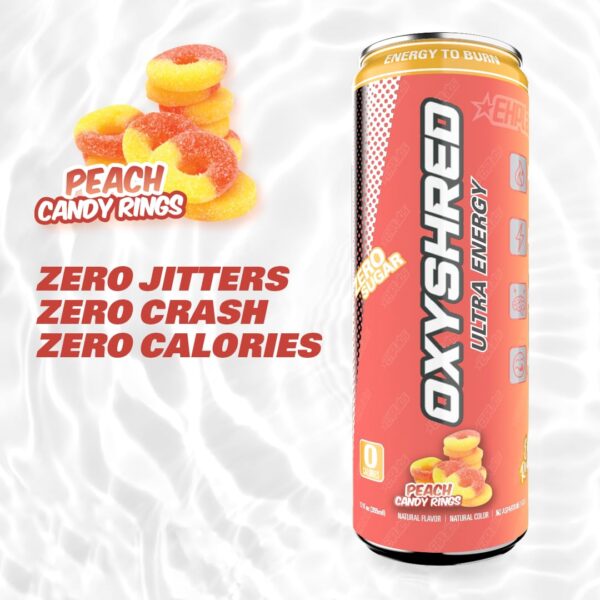 EHP Labs Oxyshred Peach Candy Rings - Image 3
