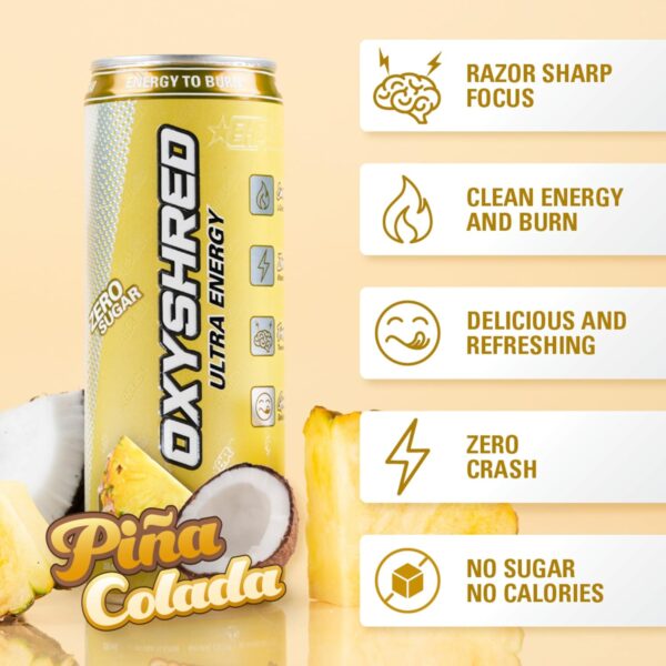 EHP Labs Oxyshred Pina Colada - Image 3