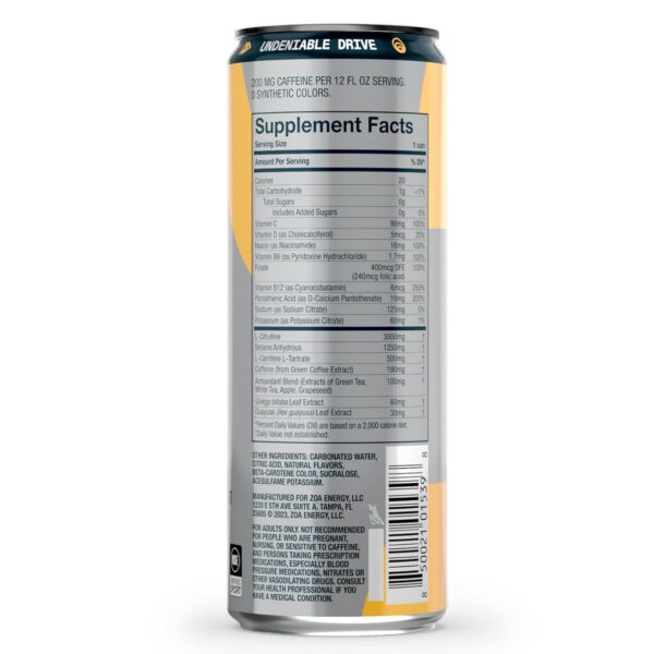 ZOA Energy Pineapple Coconut - Image 3