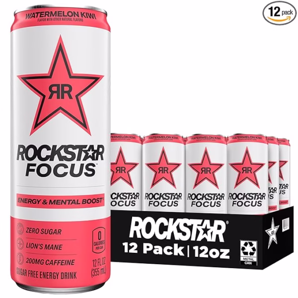 Rockstar Energy Focus Watermelon Kiwi