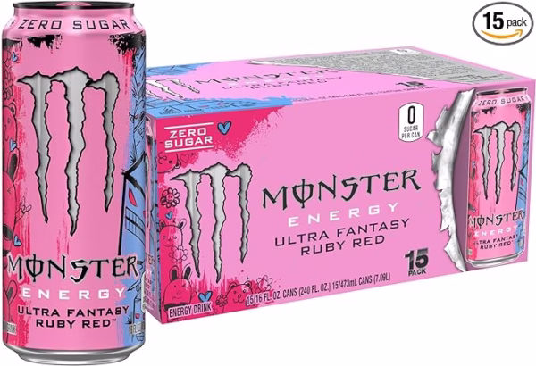 Monster Energy Ultra Fantasy Ruby Red